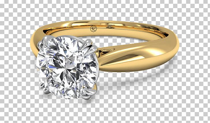 Engagement Ring Solitaire Diamond Jewellery PNG, Clipart, Bezel, Body Jewelry, Brilliant, Colored Gold, Diamond Free PNG Download