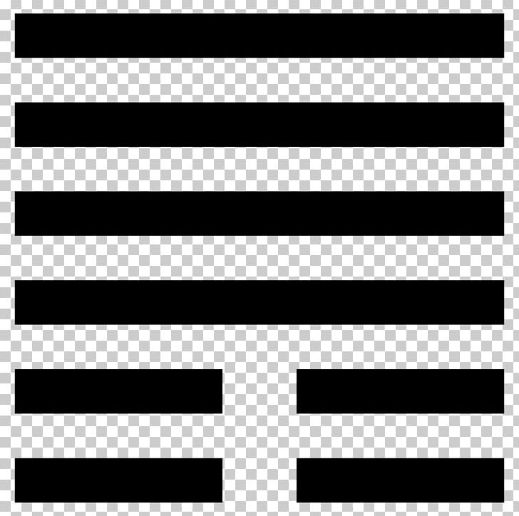 I Ching Yijing Hexagram Symbols Lí Feng Shui PNG, Clipart, Angle, Area, Black, Black And White, Brand Free PNG Download