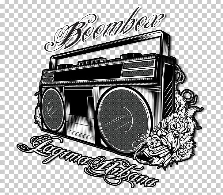 Boombox Logo Musical Instrument Accessory PNG, Clipart, Automotive Design, Black And White, Boombox, Brand, Car Free PNG Download