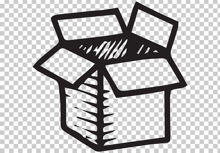 Computer Icons Drawing PNG, Clipart, Angle, Black And White, Box, Cardboard, Cardboard Box Free PNG Download