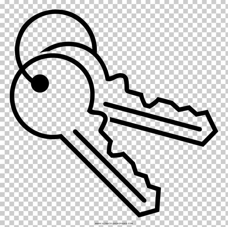 key clipart outline