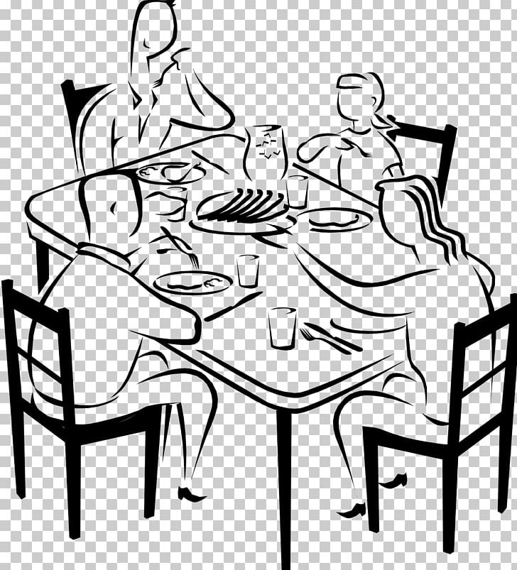 Eating Dinner Drawing Breakfast PNG, Clipart, Art, Artwork, Black And White, Breakfast, Chair Free PNG Download