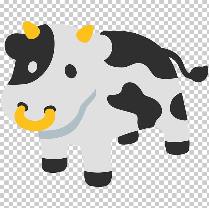 Cattle Emoji Train Symbol SMS PNG, Clipart, Android, Animals, Cartoon, Cattle, Cattle Like Mammal Free PNG Download