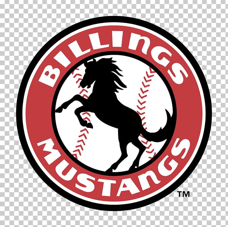 Billings Mustangs Logo Brand Emblem Trademark PNG, Clipart, Area, Billings, Black And White, Brand, Courtesy Free PNG Download