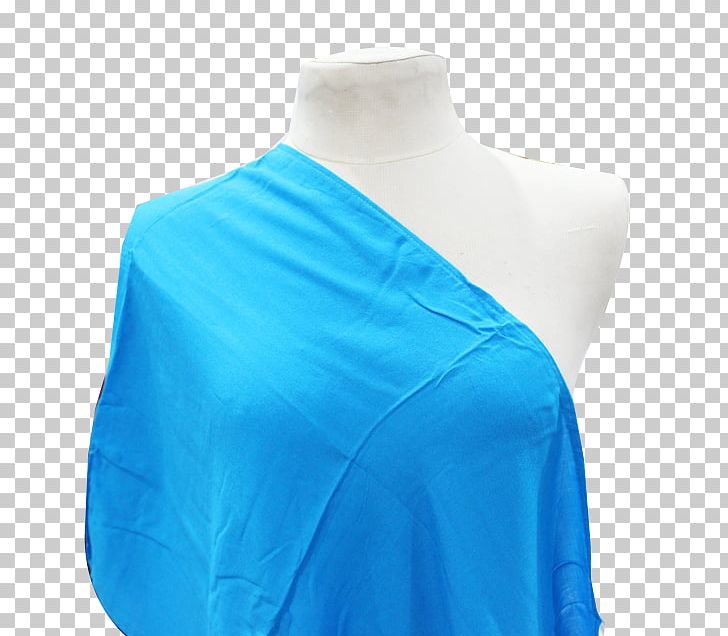 Shoulder Sleeve PNG, Clipart, Aqua, Azure, Blue Scarf, Electric Blue, Neck Free PNG Download