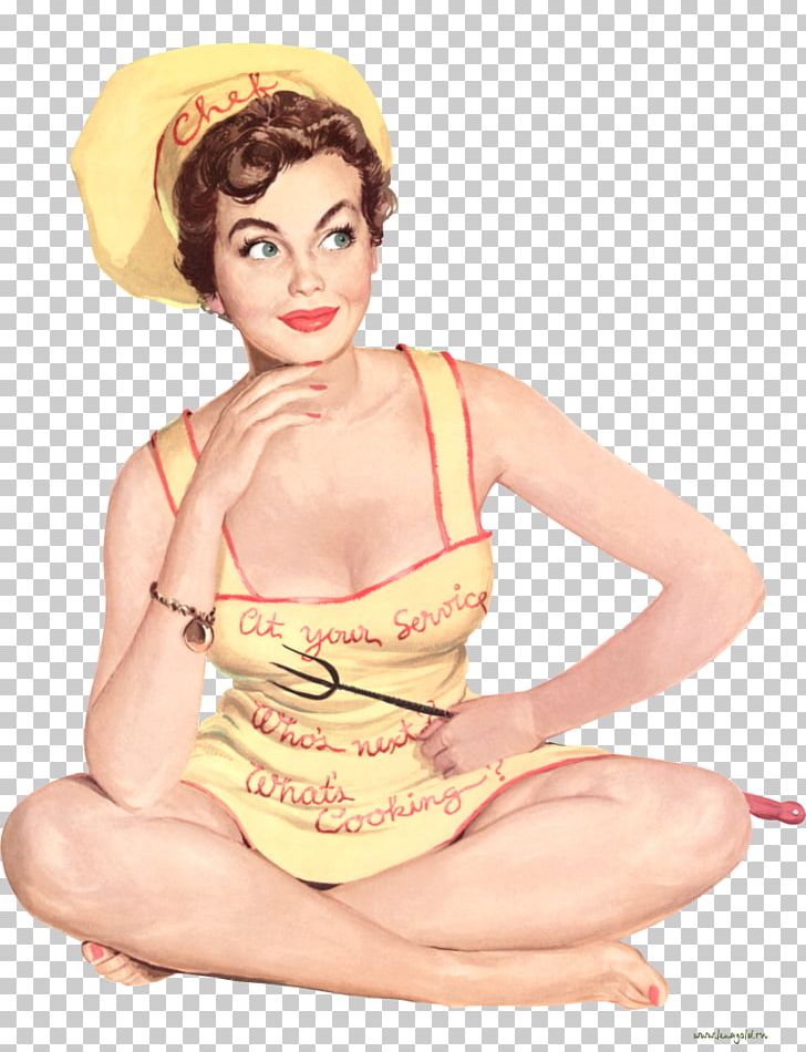 Bettie Page Pin-up Girl Chef Poster Retro Style PNG, Clipart,  Free PNG Download