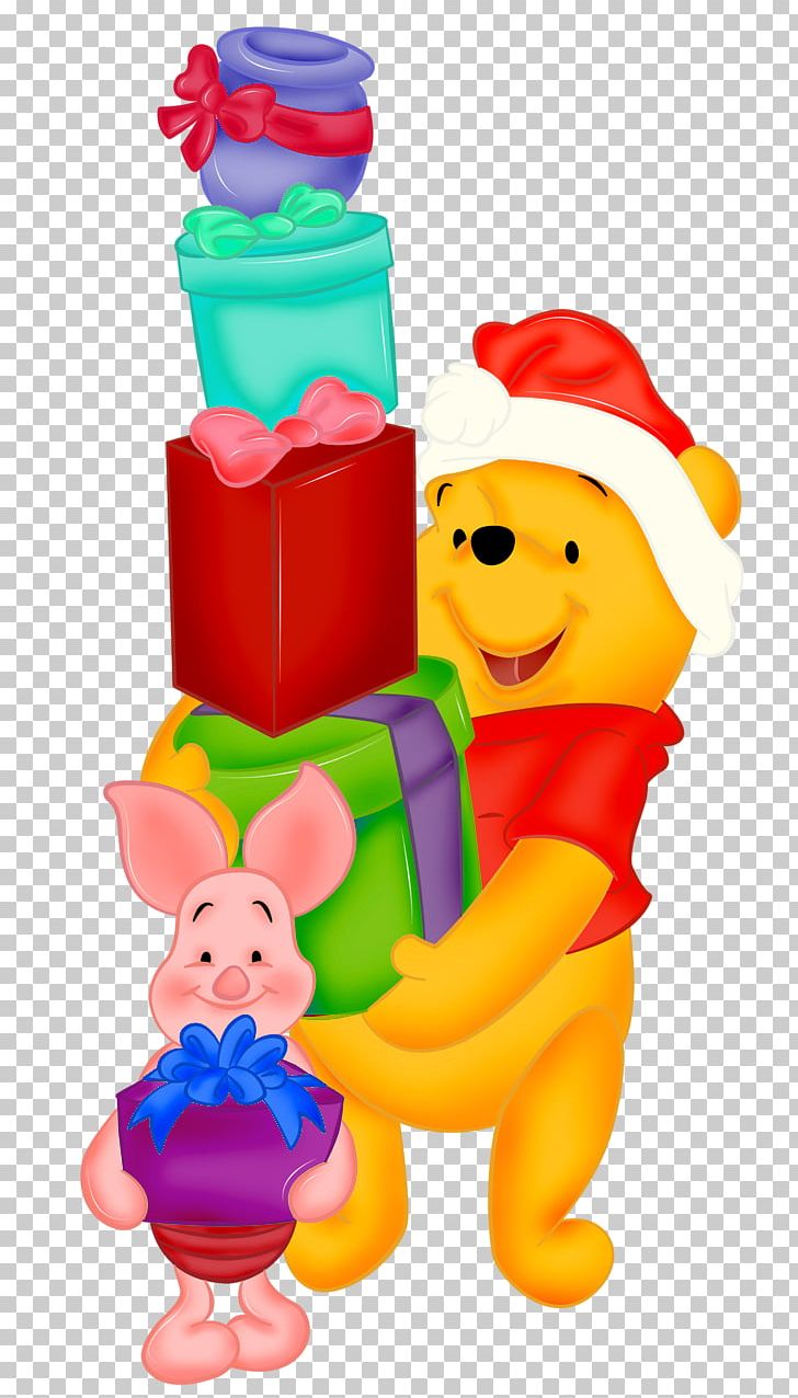 Winnie The Pooh Piglet Eeyore Tigger Santa Claus PNG, Clipart, Baby Toys, Cartoon, Christmas, Eeyore, Food Free PNG Download