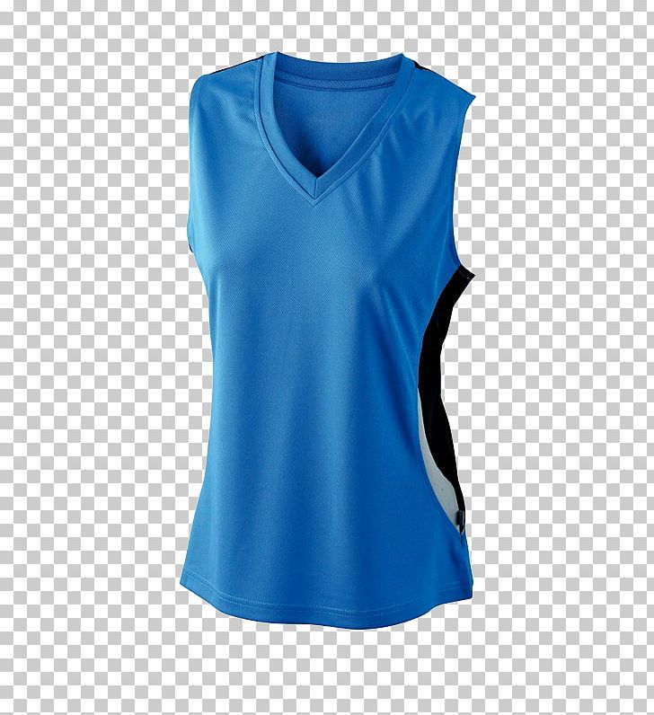 Long-sleeved T-shirt Sleeveless Shirt PNG, Clipart, Active Shirt, Active Tank, Aqua, Azure, Blue Free PNG Download