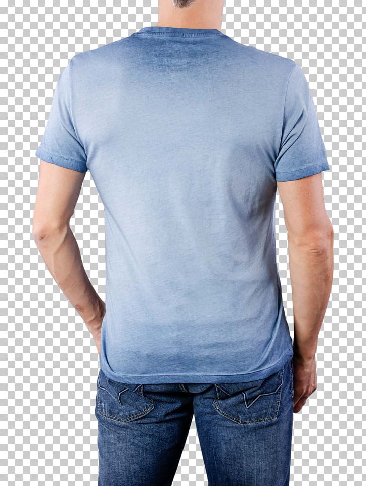 T-shirt Sleeve Neck Product PNG, Clipart, Blue, Electric Blue, Neck, Pocket, Shirt Cleaning Free PNG Download
