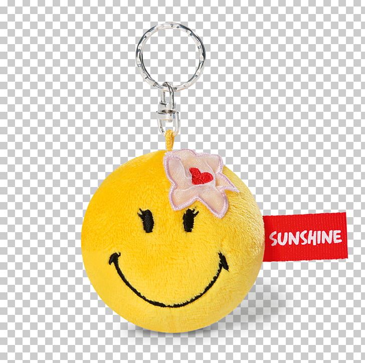 Yellow Nici 36729 SmileyWorld Gelb "Sunshine" 6 Cm Schlüsselanhänger Peluche Smiley Black Key Chains PNG, Clipart, Apple, Black, Centimeter, Cushion, Emoticon Free PNG Download