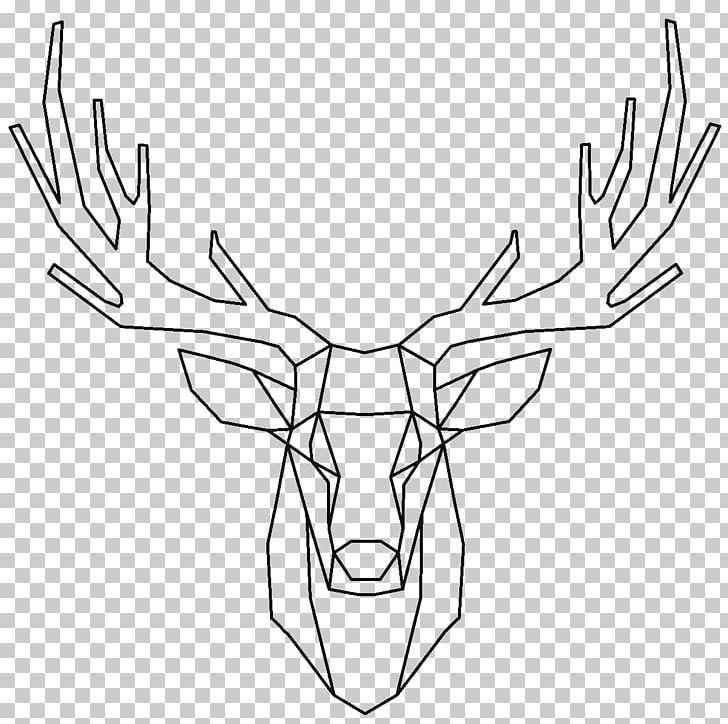 Red Deer Elk Reindeer PNG, Clipart, Animals, Antler, Artwork, Black And White, Deer Free PNG Download