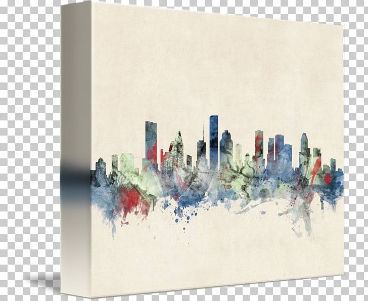 Watercolor Painting Canvas Print Art PNG, Clipart, Art, Canvas, Canvas Print, Cityscape, Fine Art Free PNG Download