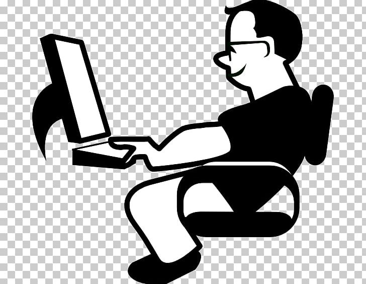 Computer Document PNG, Clipart, Arm, Artwork, Black, Black And White, Chair Free PNG Download