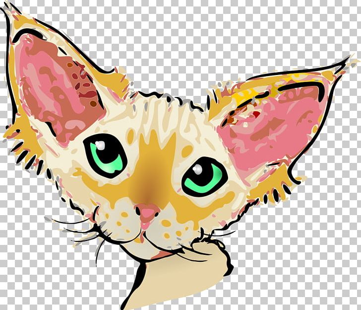 Devon Rex Domestic Short-haired Cat Whiskers PNG, Clipart, Animals, Artwork, Butterfly, Carnivoran, Cat Free PNG Download