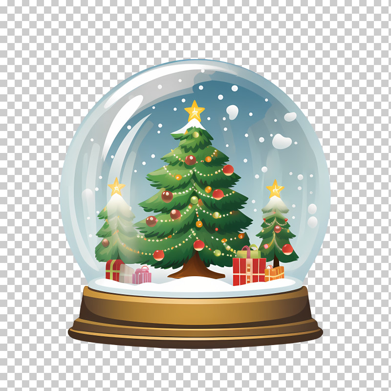 Christmas Snow Ball - Beautiful Christmas Snow Globe With Tree And ...