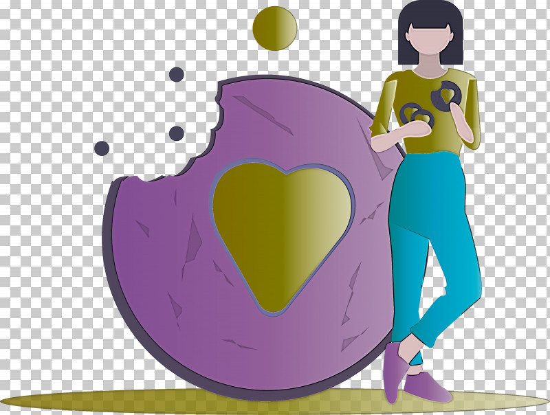 Cookie Love Girl PNG, Clipart, Animation, Cartoon, Cookie, Girl, Heart Free PNG Download