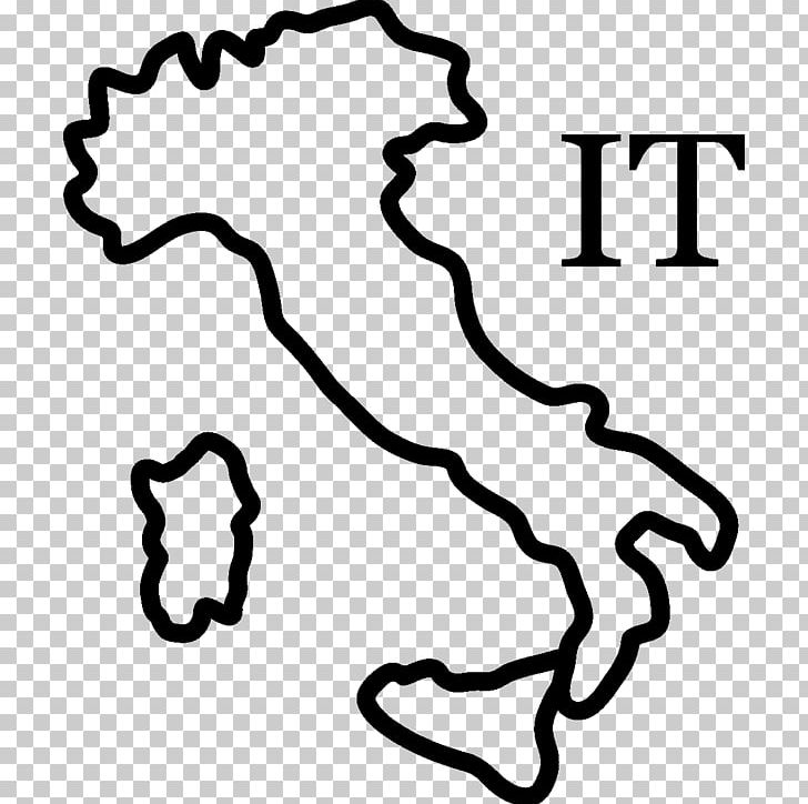 Italy Map PNG, Clipart, Area, Artwork, Black, Black And White, City Free PNG Download