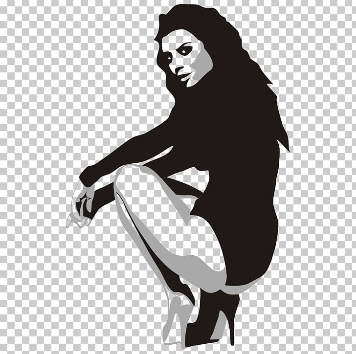 Woman PNG, Clipart, Art, Black, Black And White, Feminism, Fictional Character Free PNG Download