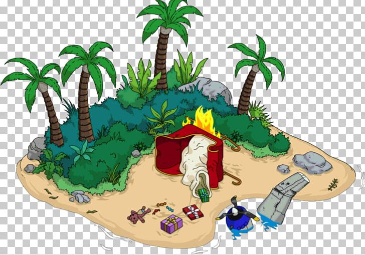 The Simpsons: Tapped Out The Simpsons Game Homer Simpson Professor Frink Krusty The Clown PNG, Clipart, Building, Cartoon Island, Christmas, Desert Island, Download Free PNG Download