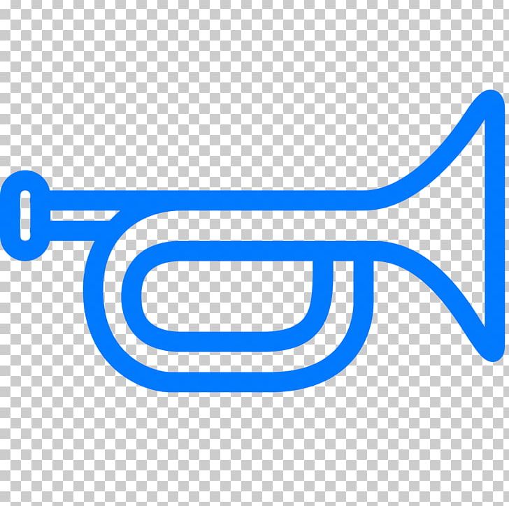 Trumpet Computer Icons Musical Instruments Brass Instruments PNG, Clipart, Aflat Clarinet, Angle, Area, Blue, Brand Free PNG Download
