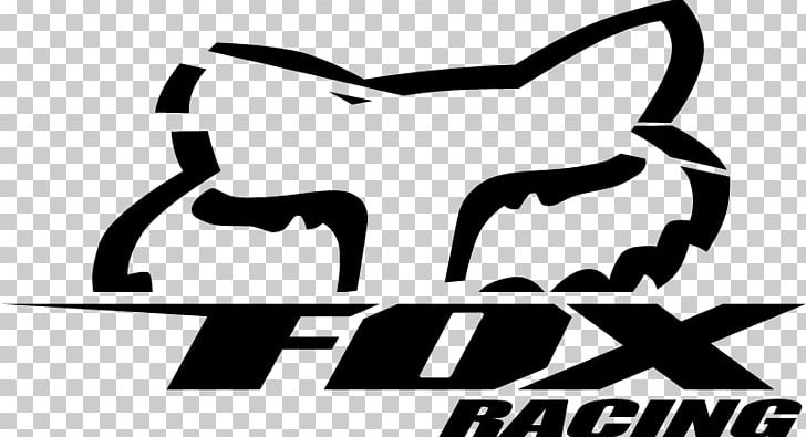 Fox Racing Decal Logo PNG, Clipart, Area, Black, Black And White, Brand, Cdr Free PNG Download