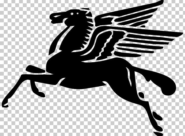 Pegasus Logo Mobil PNG, Clipart, Artwork, Black And White, Clip Art, Fantasy, Fictional Character Free PNG Download