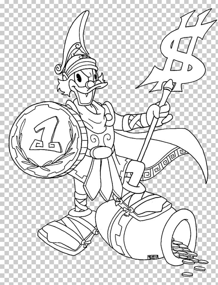 Scrooge McDuck Donald Duck Ebenezer Scrooge Line Art Drawing PNG, Clipart, Angle, Art, Artwork, Black And White, Cartoon Free PNG Download