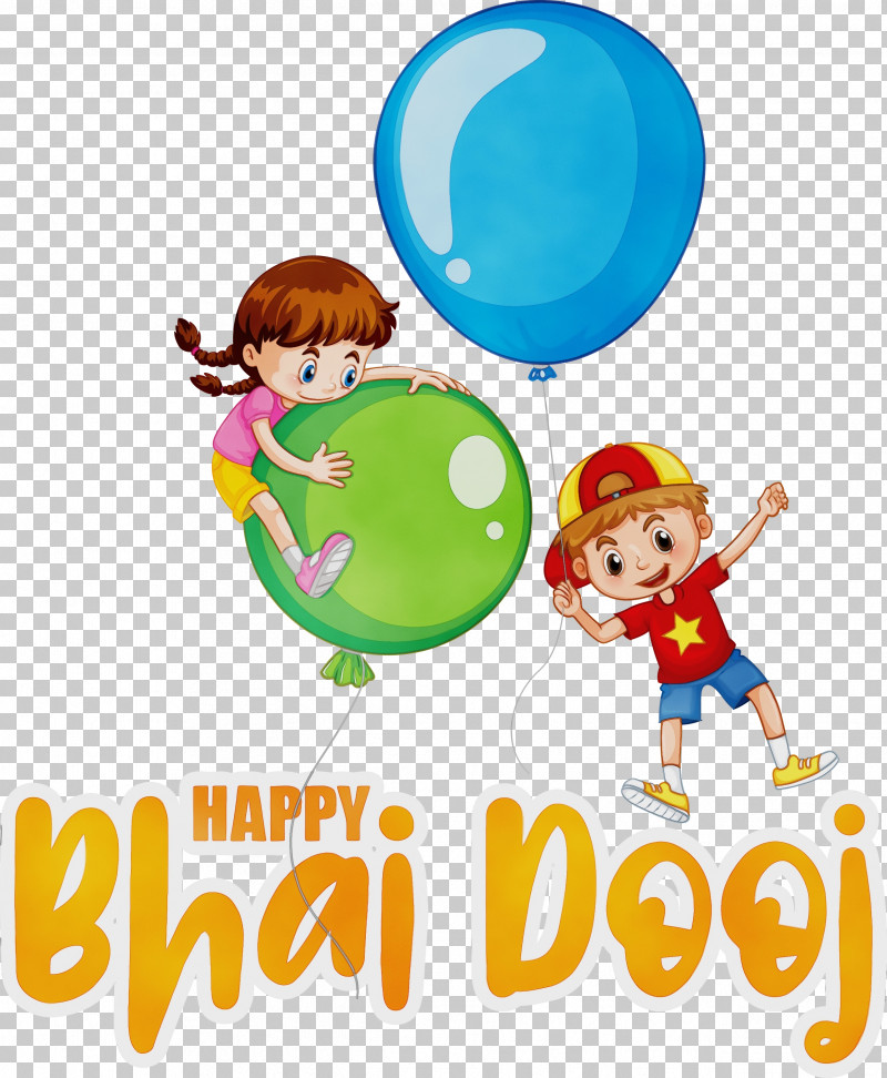Balloon Human Cartoon Party Behavior PNG, Clipart, Balloon, Behavior, Bhai Dooj, Cartoon, Happiness Free PNG Download