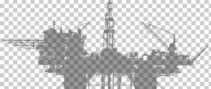 Oil Platform Offshore Drilling Drilling Rig Petroleum PNG, Clipart, Angle, Black And White, Drilling Rig, Line Art, Monochrome Free PNG Download