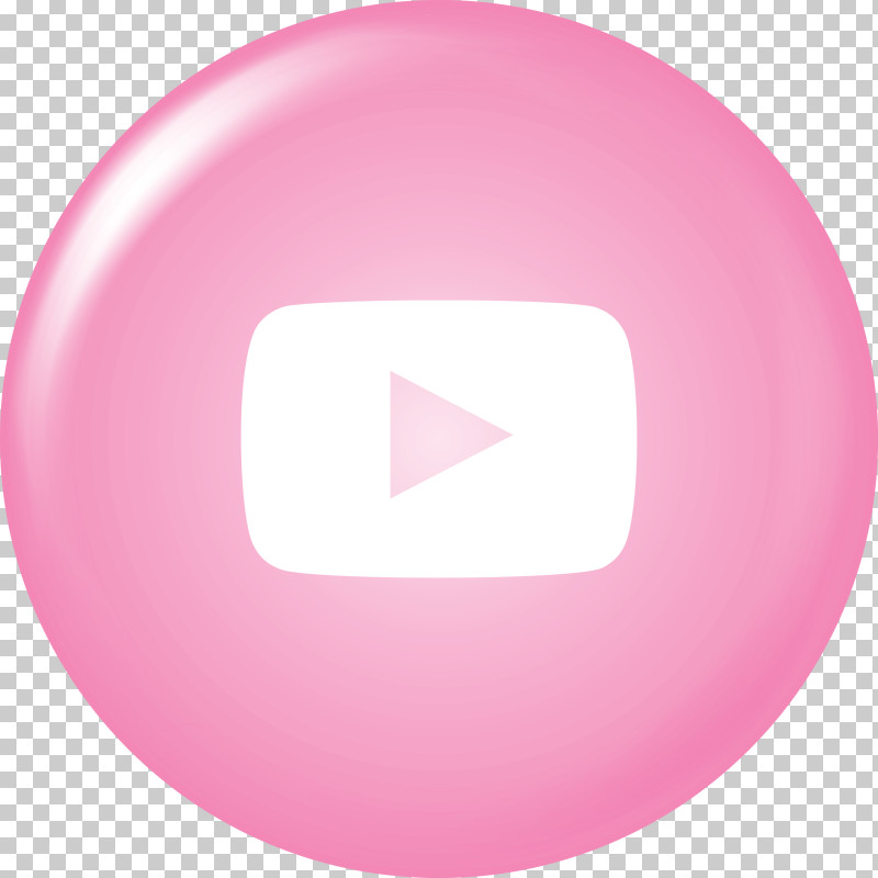 Youtube Aesthetic Icon Pink