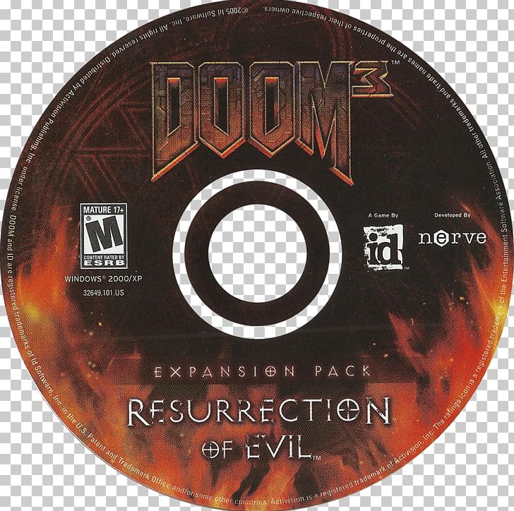 Doom 3: Resurrection Of Evil DOOM Collector's Bundle Doom 3: BFG Edition Final Doom PNG, Clipart, Brand, Compact Disc, Computer Software, Data Storage Device, Doom Free PNG Download