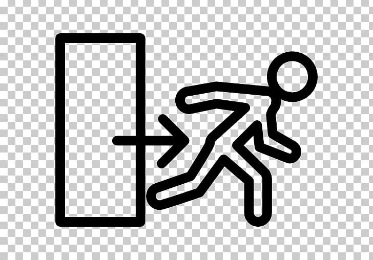 Exit Sign Emergency Exit Computer Icons PNG, Clipart, Angle, Area, Black, Black And White, Company Free PNG Download