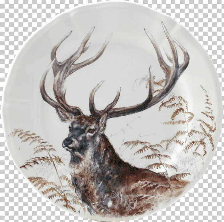 Faïencerie De Gien Sologne Plate Faience PNG, Clipart, Antler, Deer, Dessert, Dishware, Elk Free PNG Download