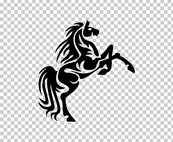 Mustang Tattoo Graphics Illustration PNG, Clipart, Art, Bird, Black And White, Carnivoran, Cheval Free PNG Download