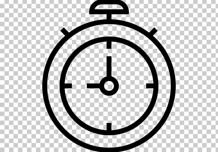 Stopwatch Computer Icons Clock White PNG, Clipart, Angle, Area, Black And White, Chronometer Watch, Circle Free PNG Download