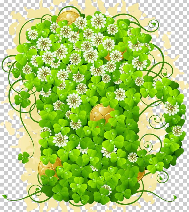 Four-leaf Clover PNG, Clipart, 4 L, Annual Plant, Cartoon, Clover, Clover Border Free PNG Download