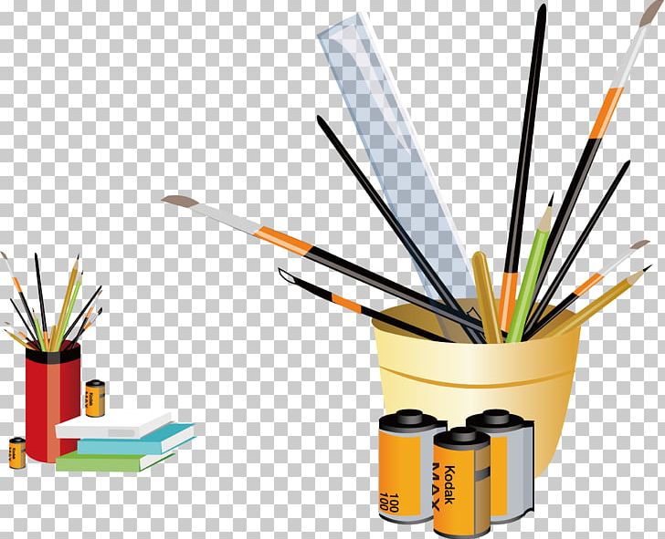 Photographic Film Pencil Cartoon Brush Pot PNG, Clipart, Boy Cartoon, Brush Pot, Cartoon, Cartoon Character, Cartoon Cloud Free PNG Download