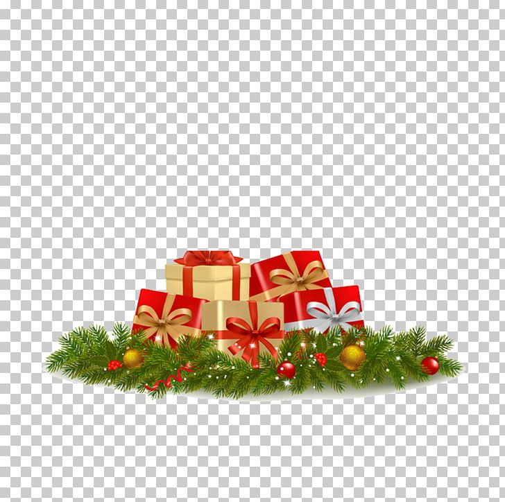Santa Claus Christmas New Year Illustration PNG, Clipart, Box, Christmas Decoration, Christmas Gifts, Christmas Ornament, Christmas Plants Free PNG Download