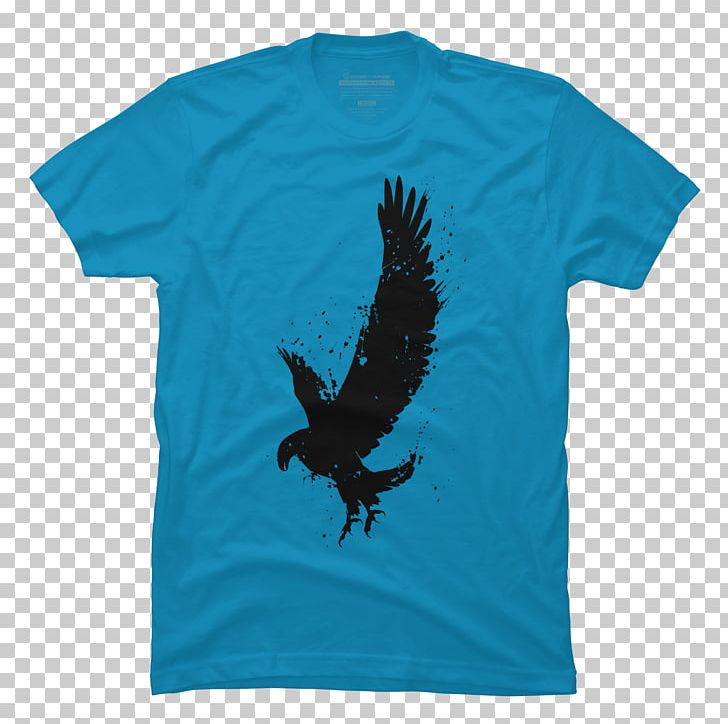 T-shirt Hoodie Bluza Bird PNG, Clipart, Aqua, Artist, Bird, Blue, Bluza Free PNG Download