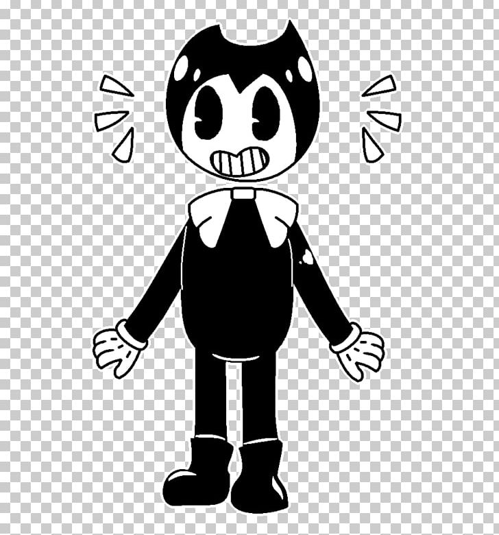 Bendy And The Ink Machine Drawing The Dancing Demon PNG, Clipart, Behavior, Bendy And The Ink Machine, Black, Black And White, Cartoon Free PNG Download