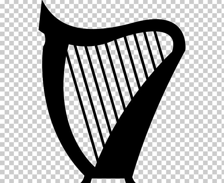 Celtic Harp PNG, Clipart, Black And White, Celtic Harp, Drawing, Furniture, Harp Free PNG Download