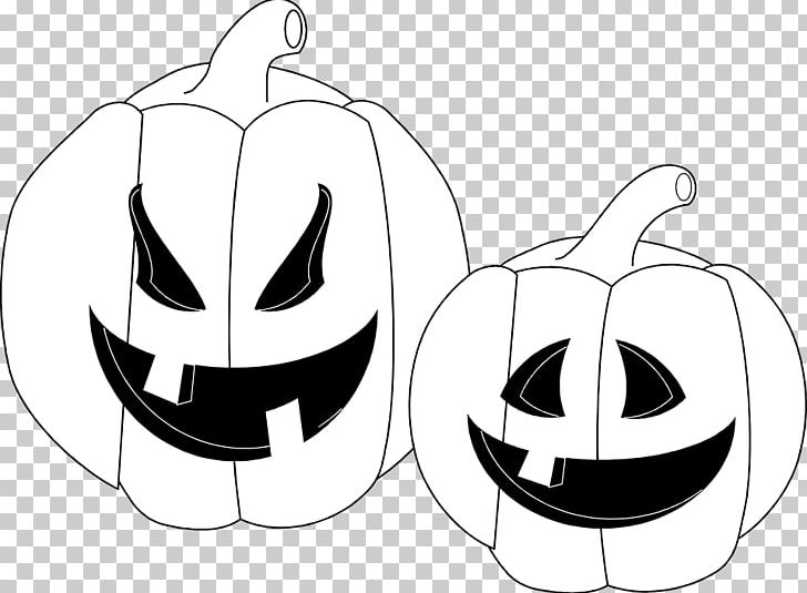 Jack-o'-lantern Halloween Black And White PNG, Clipart,  Free PNG Download