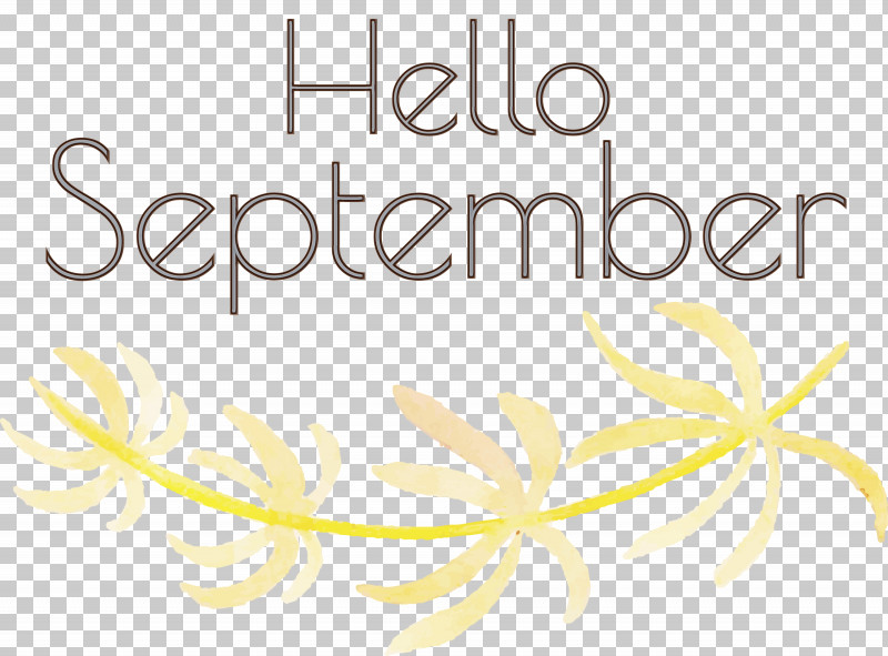 Floral Design PNG, Clipart, Floral Design, Flower, Hello September, Line, Logo Free PNG Download