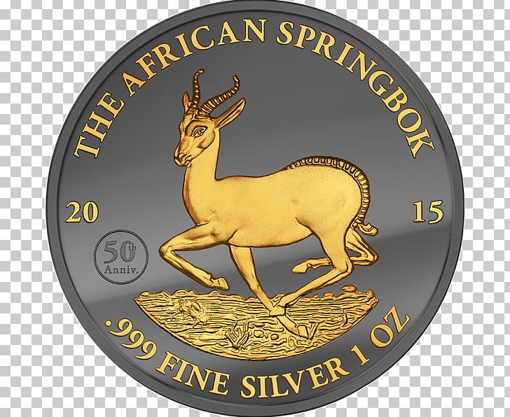 Springbok Gabon Gold Coin Silver PNG, Clipart, Africa, Coin, Collecting, Deer, Gabon Free PNG Download
