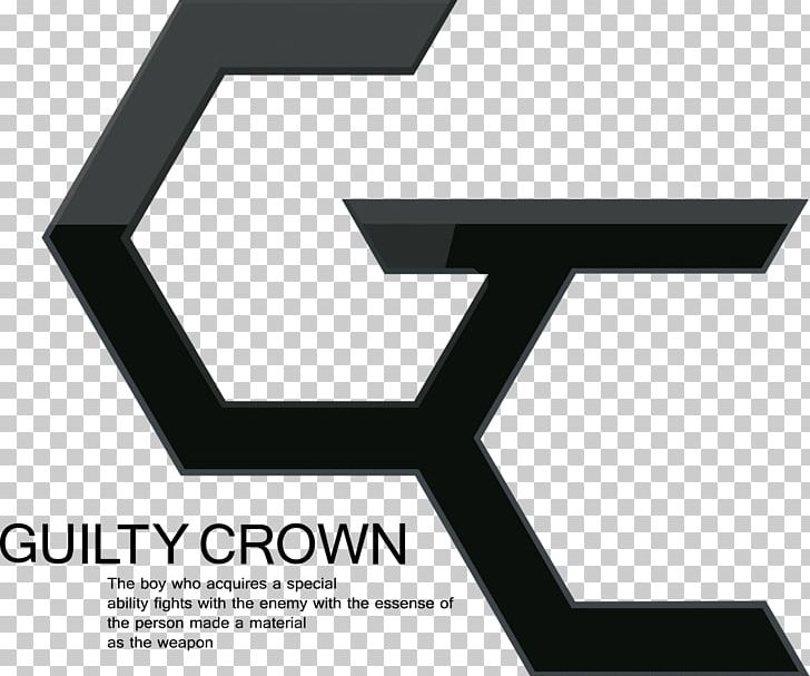 GUILTY CROWN Shu Ouma Shibungi Logo PNG, Clipart, Angle, Anime, Black And White, Brand, Cartoon Free PNG Download