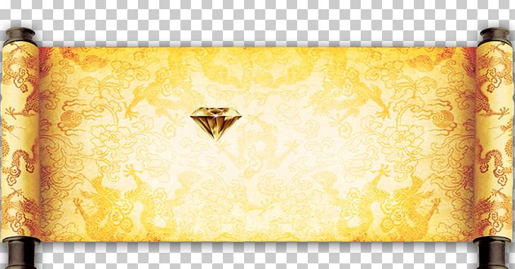 Scroll Yellow Gold PNG, Clipart, Adobe Illustrator, Diamond, Diamonds, Download, Encapsulated Postscript Free PNG Download