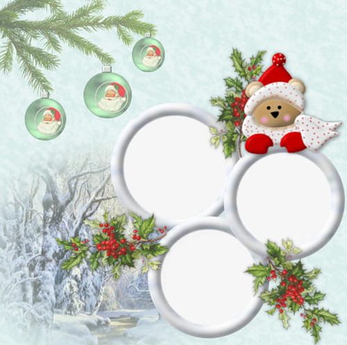 Christmas Bear Frame Material PNG, Clipart, Bear Clipart, Cartoon, Christmas, Christmas Clipart, Frame Free PNG Download