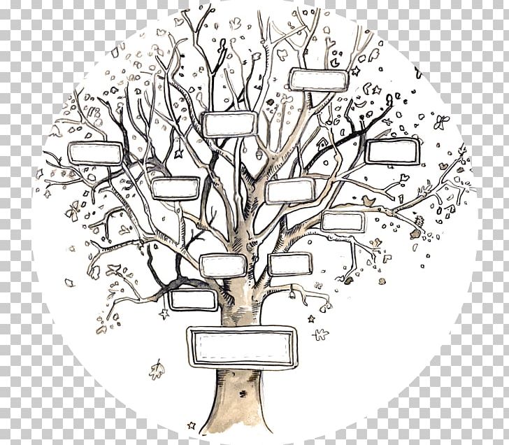 Family Tree Genealogy Template Ancestor PNG, Clipart, Ancestor, Black And White, Body Jewelry, Branch, Chart Free PNG Download