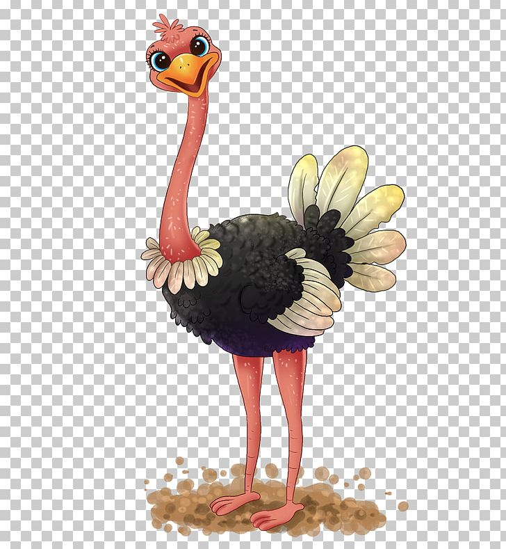 Common Ostrich Free Content PNG, Clipart, Animation, Beak, Bird, Black And White, Cartoon Free PNG Download