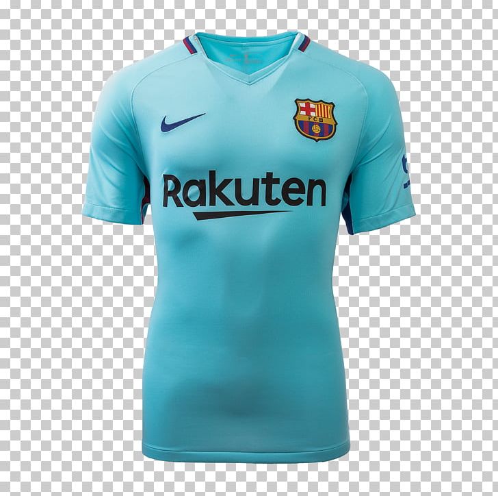 T-shirt FC Barcelona Jersey Football PNG, Clipart, Active Shirt, Aqua, Clothing, Electric Blue, Fc Barcelona Free PNG Download